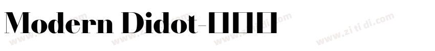 Modern Didot字体转换 Modern Didot字体转换
